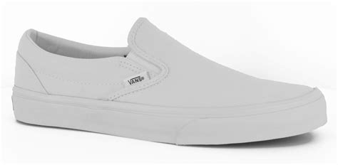 Vans Classic Slip-On Skate Shoes - true white - Free Shipping