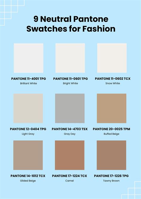 Pantone Matching System Color Chart in Illustrator, PDF - Download ...