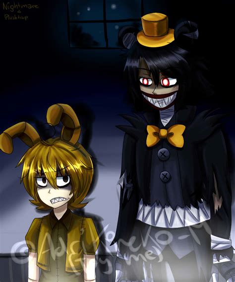 Nightmare and PlushTrap- Fnaf 4 human version by AdriKoneko-Mizuiro on ...