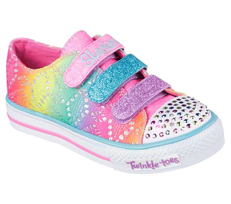 SKECHERS Girl's Twinkle Toes: Shuffles - Rainbow Madness - SKECHERS Canada