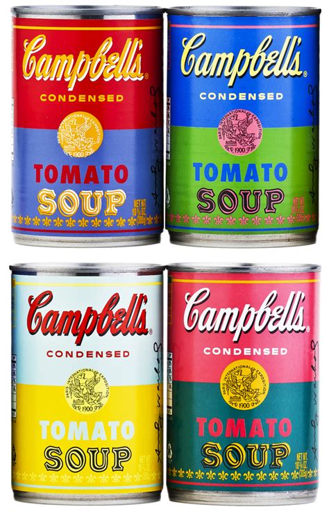 Campbell's Releases Soup Cans Featuring Andy Warhol's Pop Art