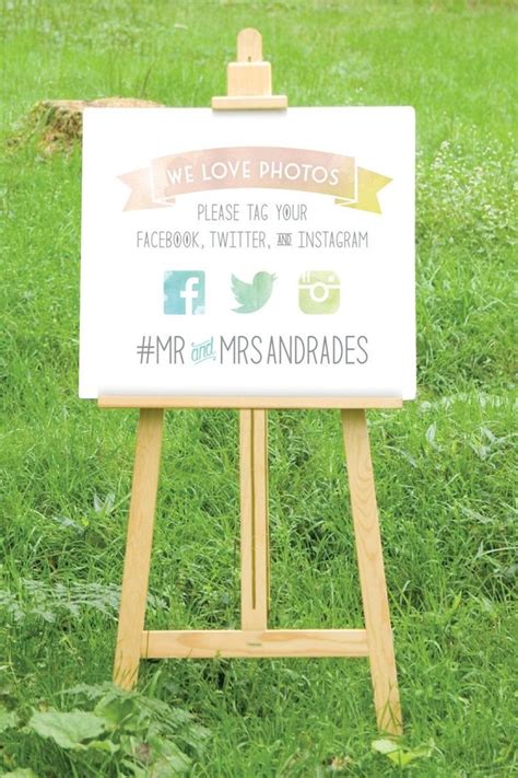 Outdoor Wedding Signs