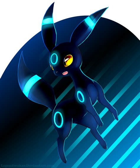 an animated image of a black and blue animal with glowing eyes on it's face