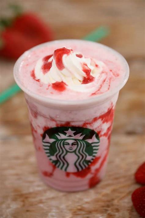 Starbucks Strawberries and Cream Frappuccino - Gemma’s Bigger Bolder Baking