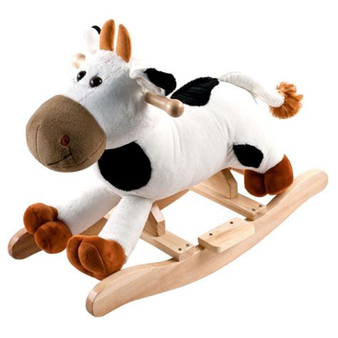 Happy Trails™ Plush Rocking Connie Cow with Sounds - 214763, Riding Toys at Sportsman's Guide