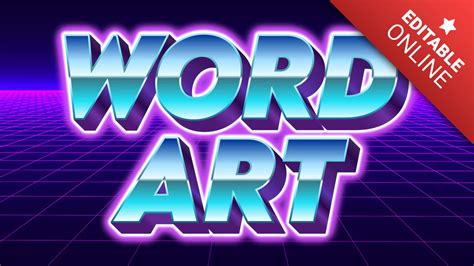 Word Art Text Graphic Generator | Text Effect