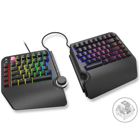 Cloud Nine ErgoTKL Ergonomic Tenkeyless Mechanical Keyboard for PC ...