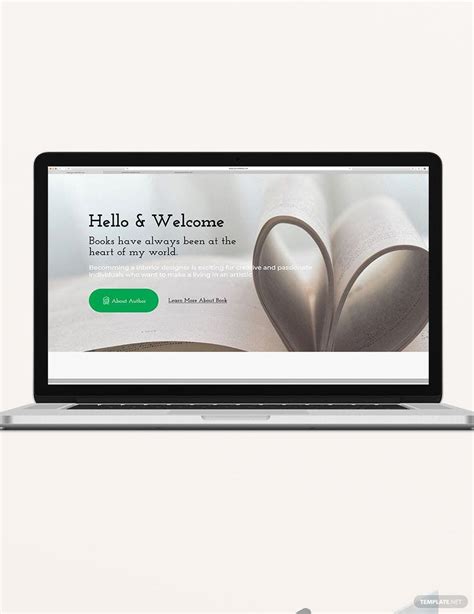 Book Author Blog Header Template in Pages, Word, Publisher, PSD, HTML5 - Download | Template.net