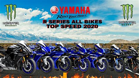 Yamaha R125 R15 R25 R3 R6 R1 R1M Top Speed 2021 - YouTube