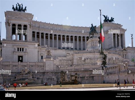 Altare Della Patria Rome Italy Stock Photo - Alamy