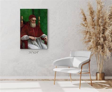 Pope Julius II Portrait by Raphael Art Famous Reproduction - Etsy