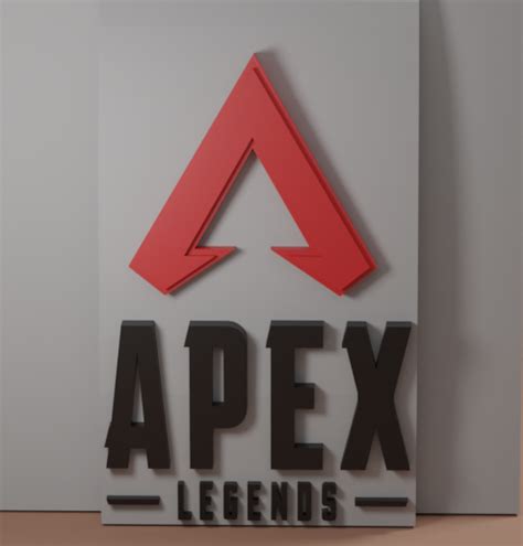 Apex Legends Logo 3D Print Models, 3D Printing for Gamer Gift, Apex Legends, 3d Printed Models ...