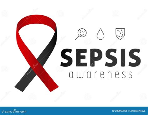 Sepsis Awareness Month, Concept With Color Abstract Spots For Medical Banner Or Poster Cartoon ...