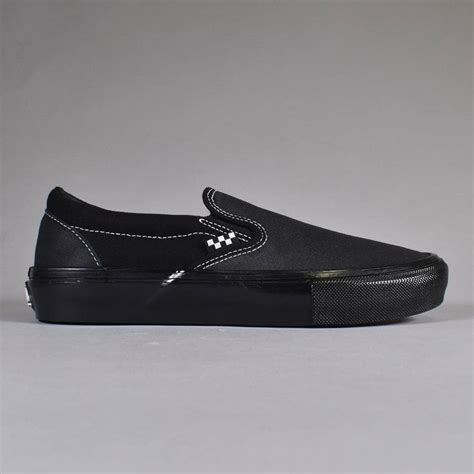 Vans Skate Slip-On Skate Shoes - Black - SKATE SHOES from Native Skate Store UK