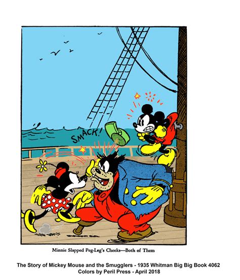 Mickey and Minnie vs Peg Leg Pete 1935 by PerilPress on DeviantArt