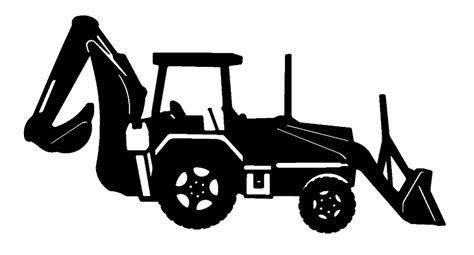 backhoe clipart black and white 20 free Cliparts | Download images on Clipground 2024