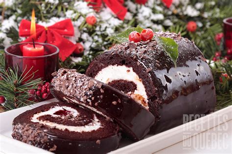 La bûche de Noël | Recettes du Québec