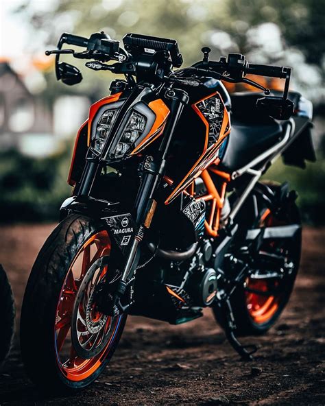 KTM Duke 390 Motorcycle Photography on Instagram