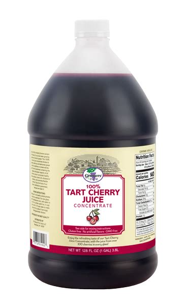 Tart Cherry Juice Concentrate (1Gal) – CK Natural Fruit Juice