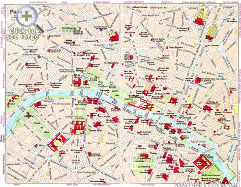 Printable Map Of Paris City Centre - Printable Maps