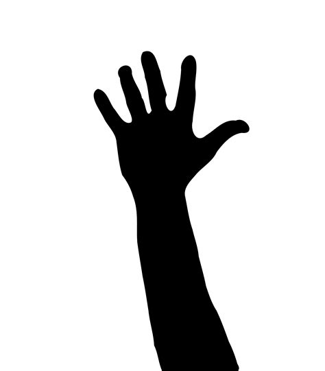 silhouette hand reaching up | How to draw hands, Hand tattoos, Hand clipart