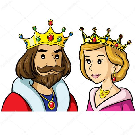 King Queen Cartoon Stock Vector Image by ©rubynurbaidi #48521033