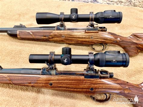 Pair of American Hunting Rifles Custom rifles chambered in 375 H&H and ...