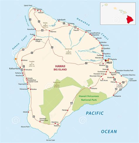 Free Printable Map Of Big Island Hawaii