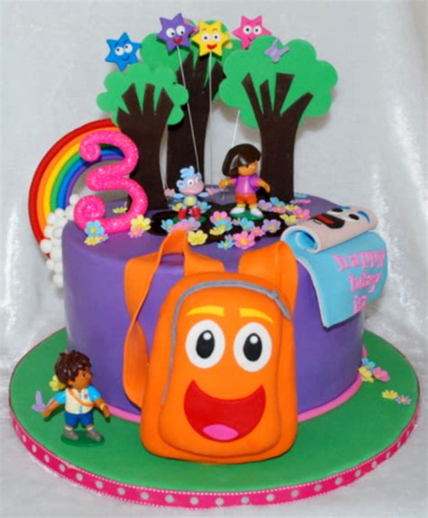 Dora & Diego Cake - CakeCentral.com