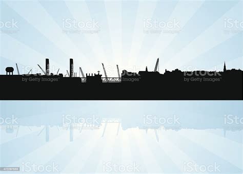 Portsmouth Nh Skyline Stock Illustration - Download Image Now - Portsmouth - New Hampshire ...