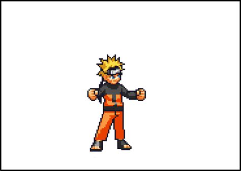 Naruto Pixel Art Gif - My art, naruto, pixel, from dagrel download gif sprite, rock lee, pixels ...