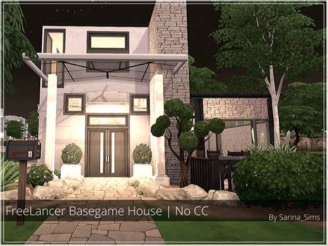 The Sims Resource - Freelancer Basegame House - No CC