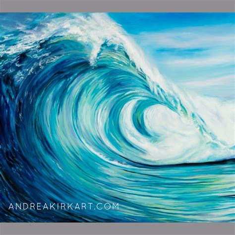 Ocean Wave Art Prints | Ocean waves art, Wave art painting, Wave art