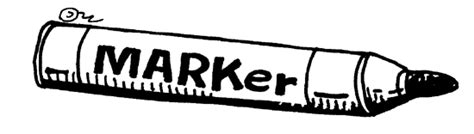 Free Markers Clipart Black And White, Download Free Markers Clipart Black And White png images ...