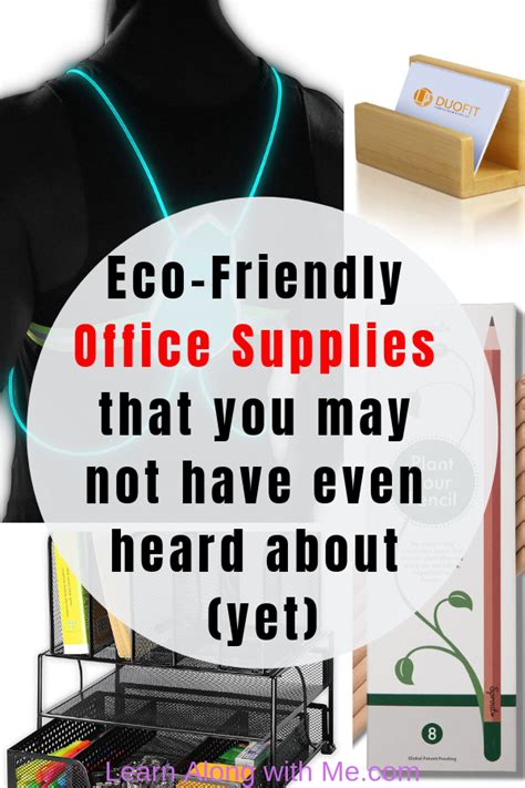 Eco-friendly Office Supplies you may not know about | Eco friendly office, Creative office ...