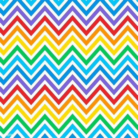 Seamless colorful zig zag pattern vector | free image by rawpixel.com / manotang | Zig zag ...