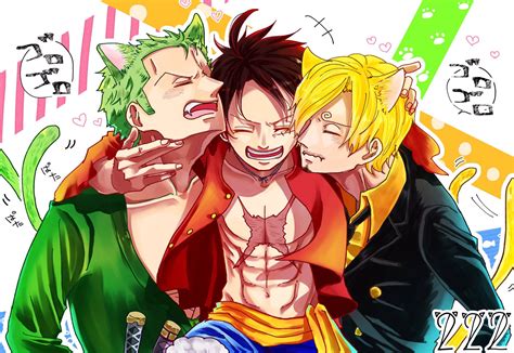 One Piece Zoro Sanji Luffy