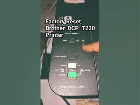 OMG 🔥Factory Reset Brother Printer DCP T220! Viral Trick Printer ...