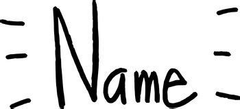 ***Freebie*** Name clipart by KinderMODERN | TPT