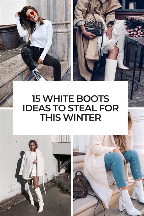 Picture Of white boots ideas to steal for this winter cover