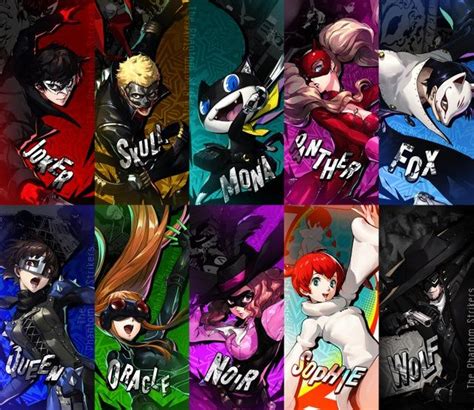 Persona 5 Strikers - Mobile Backgrounds : Persona5 | Persona 5 anime ...