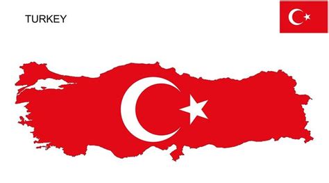 Turkey Flag Map and Meaning 1