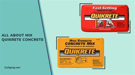 All About Mix Quikrete Concrete | How To Mix Quikrete Concrete | Tools ...