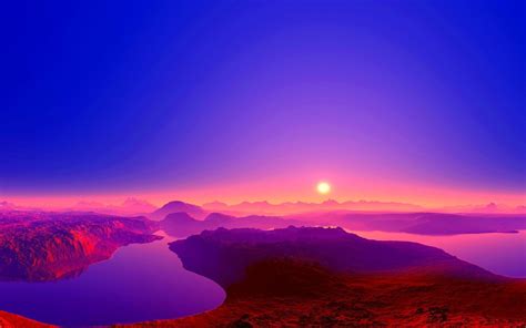 Purple Sunrise Wallpapers - Top Free Purple Sunrise Backgrounds ...