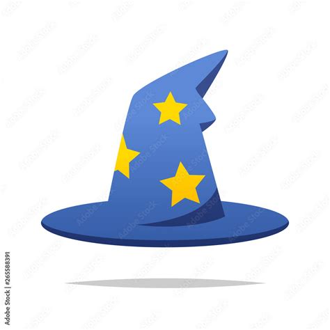 Wizard hat vector isolated illustration Stock Vector | Adobe Stock