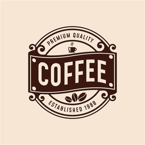 Premium Vector | Coffee Vintage Logo Design Isnpiration For Coffee Shop