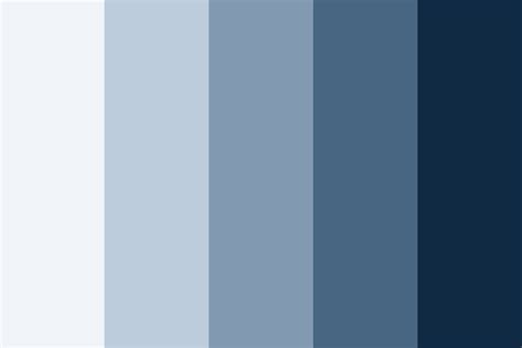 Blue dark mode Color Palette