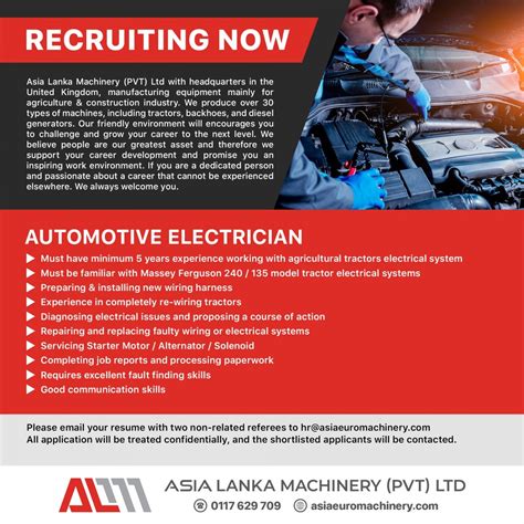 Automobile Electrician 2024