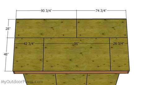 Fitting the roofing sheets | MyOutdoorPlans