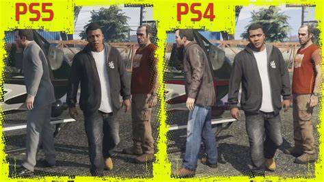 GTA V PS4 Pro vs PS5 Early Graphics Comparison - YouTube